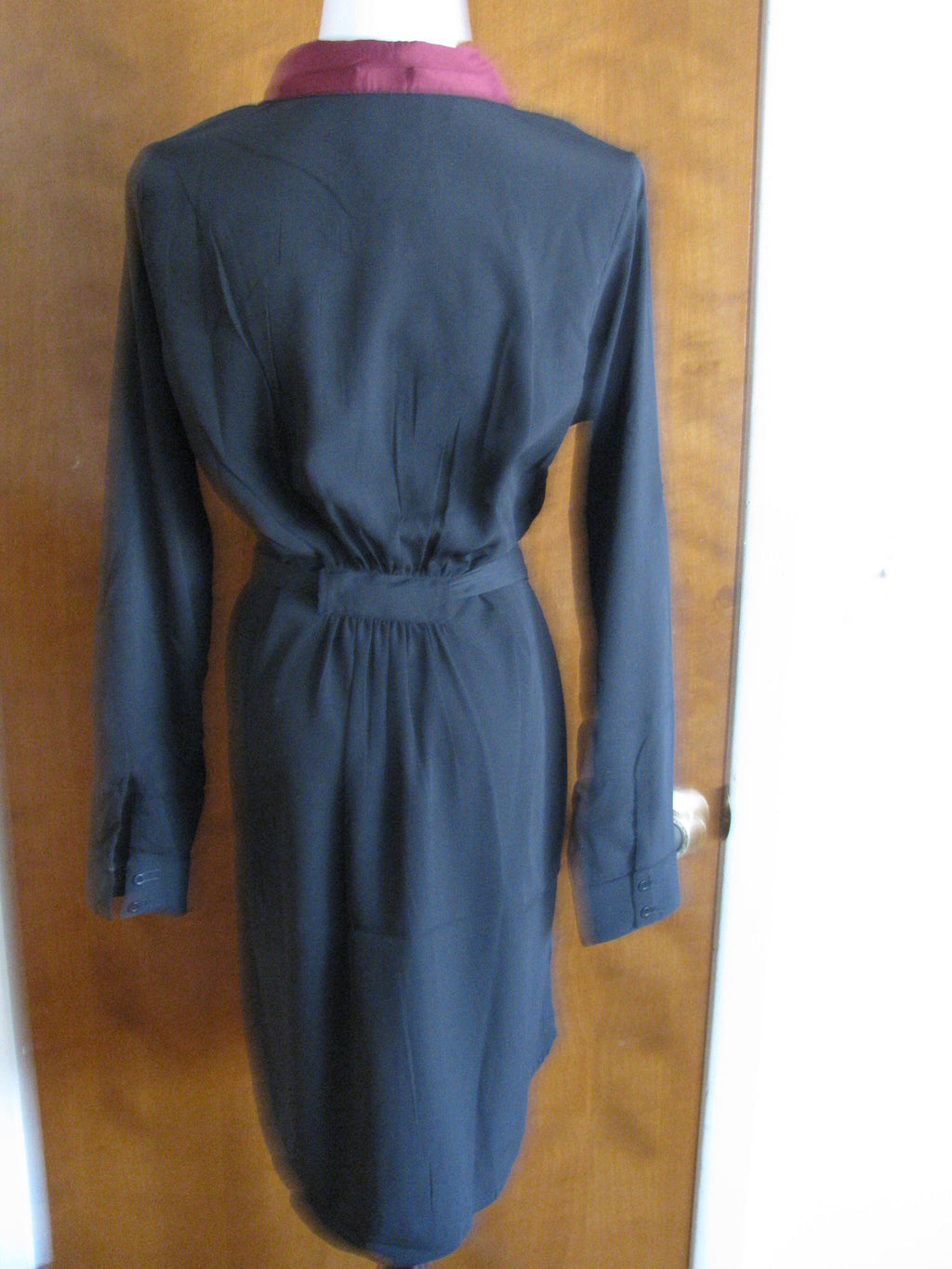 Romeo & Juliet Women's Black Burgundy Dress Size Medium NWT