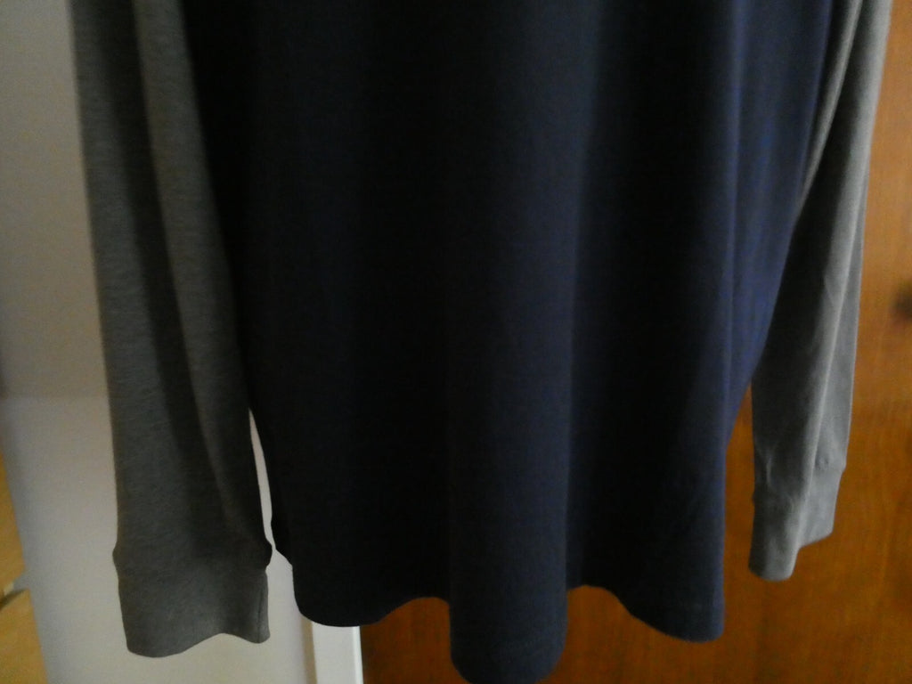 U.S POLO ASSN men’s navy/gray long sleeves soft cotton crew neck shirt size XL