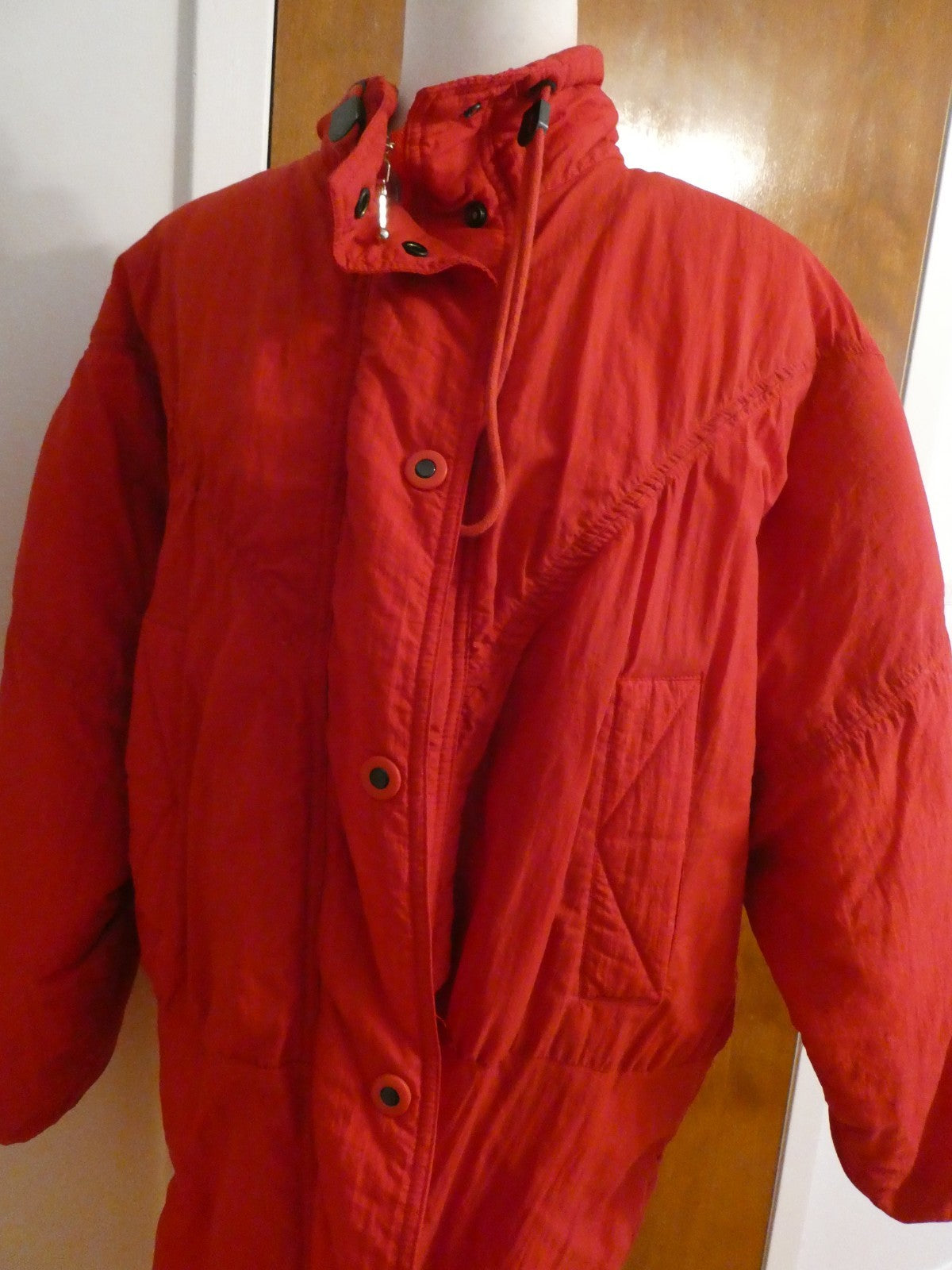 Women’s Royce Winter Coat Red Synthetic Warm Puffer Size 96/170 (US Size M/L)