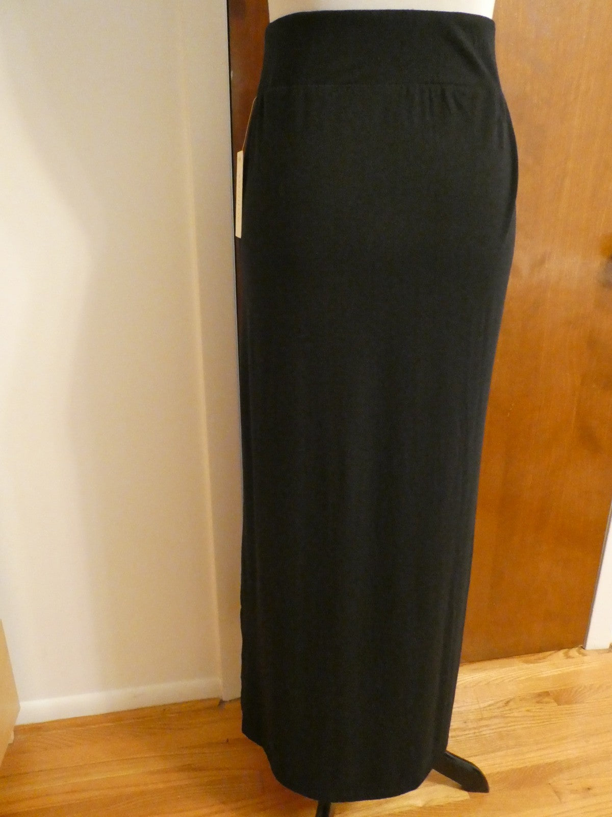 Sonoma Women Black Detailed Maxi Long Soft Skirt Size XSmall New w/Tag