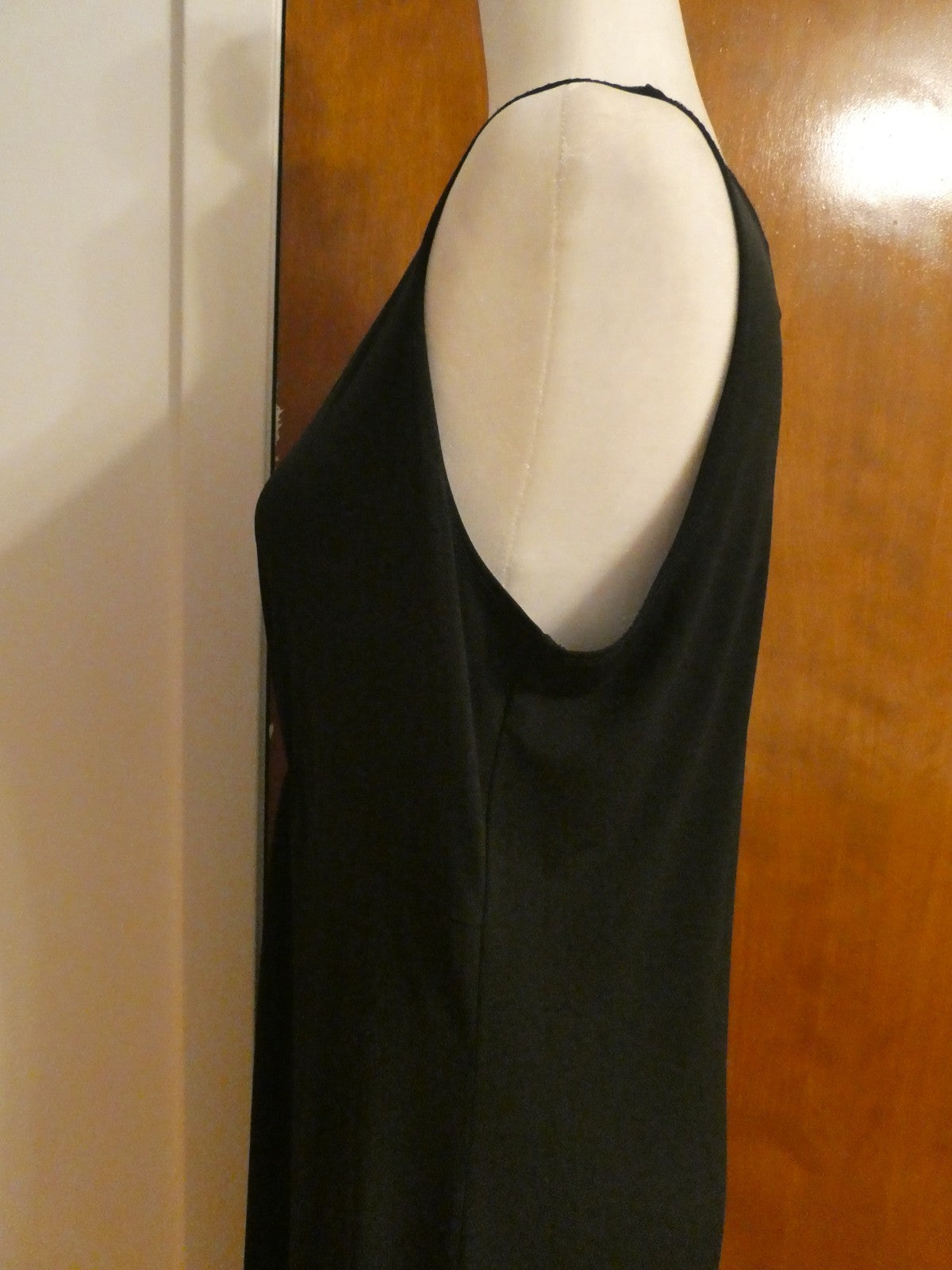 Chico's Black Sleeveless Dress Size 2 / US 12 L 92% Polyester 8% Spandex