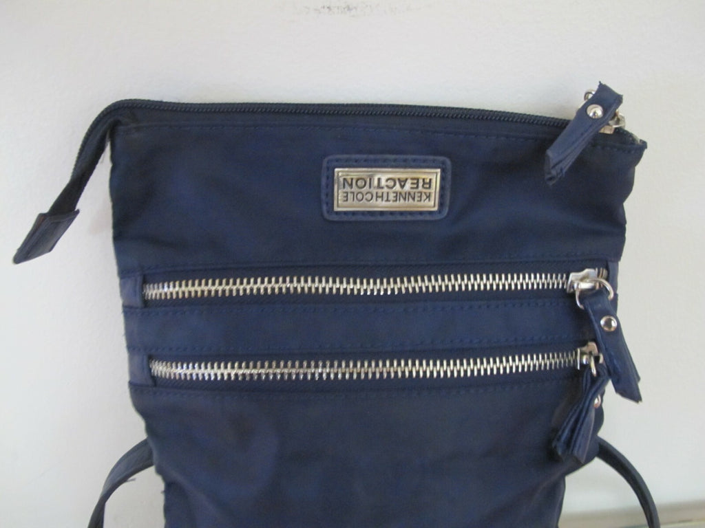 Kenneth Cole Reaction Women’s Navy Nylon Cross-body Small Purse Bag 
