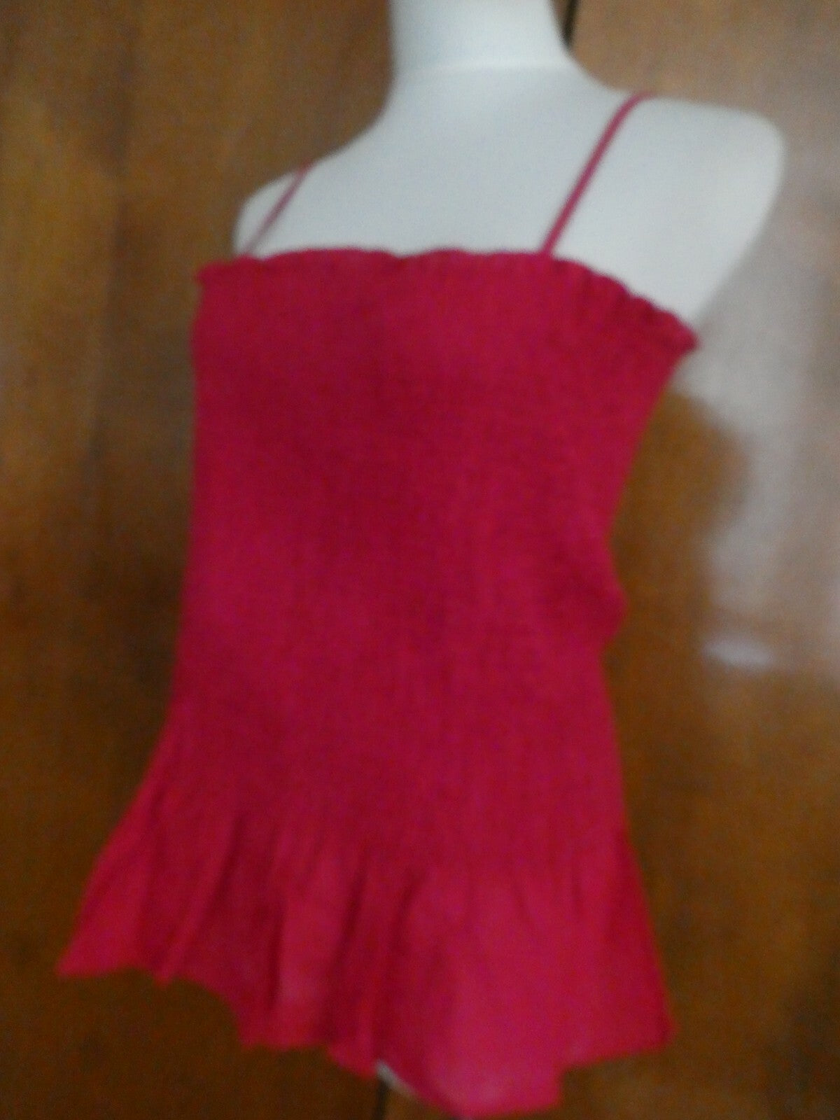 Anthropologie Maeve Women’s Cotton Raspberry Tank Top Size Large