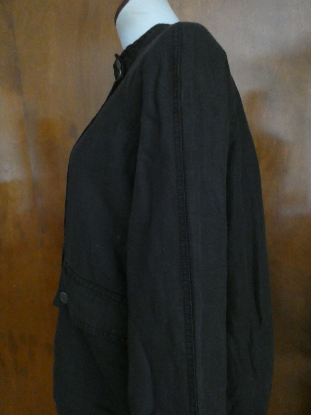 Free People women’s black soft cotton lined stylish jacket coat 