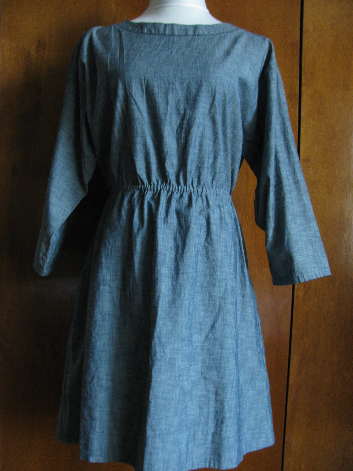 Gap women's gray cotton long sleeves dress New