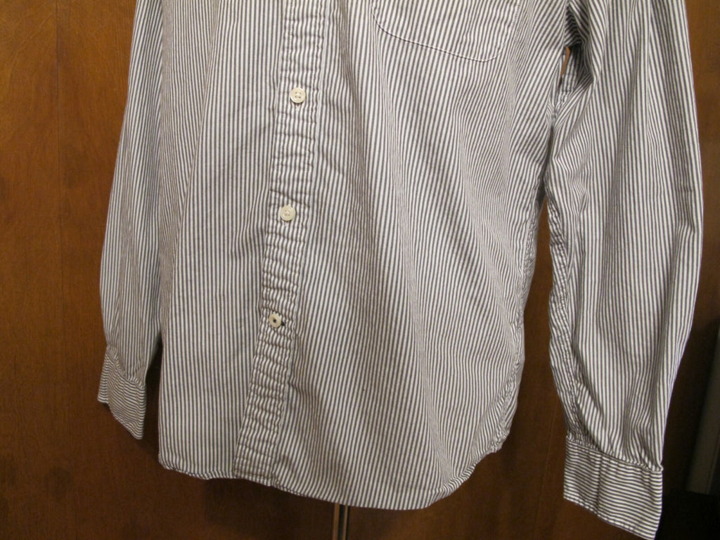 Tommy Hilfiger Striped Men's Long Sleeve Button-up Shirt Size Large