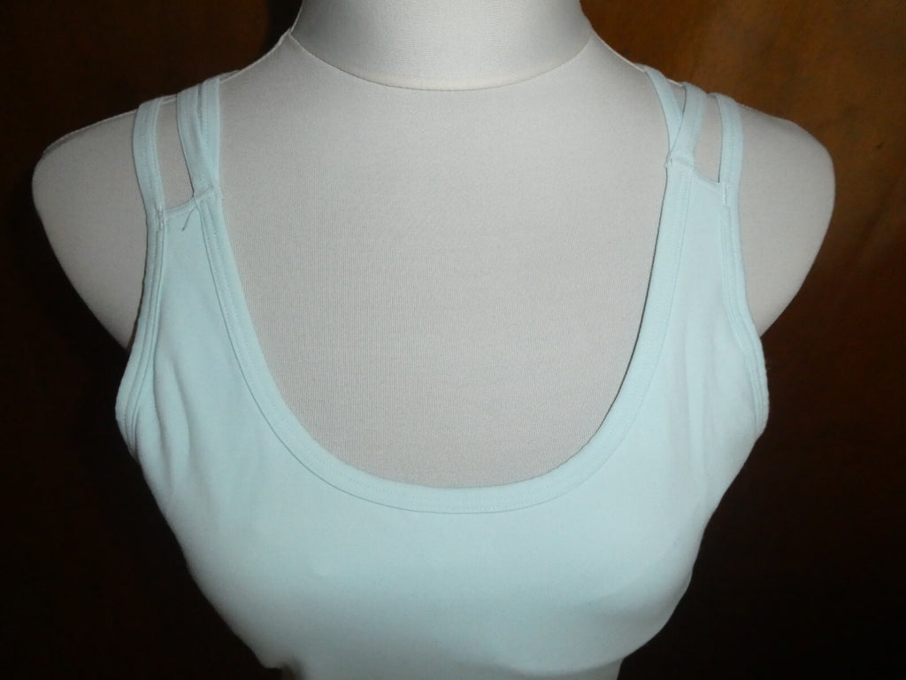 GapFit women's blue build in bra tank top size Large