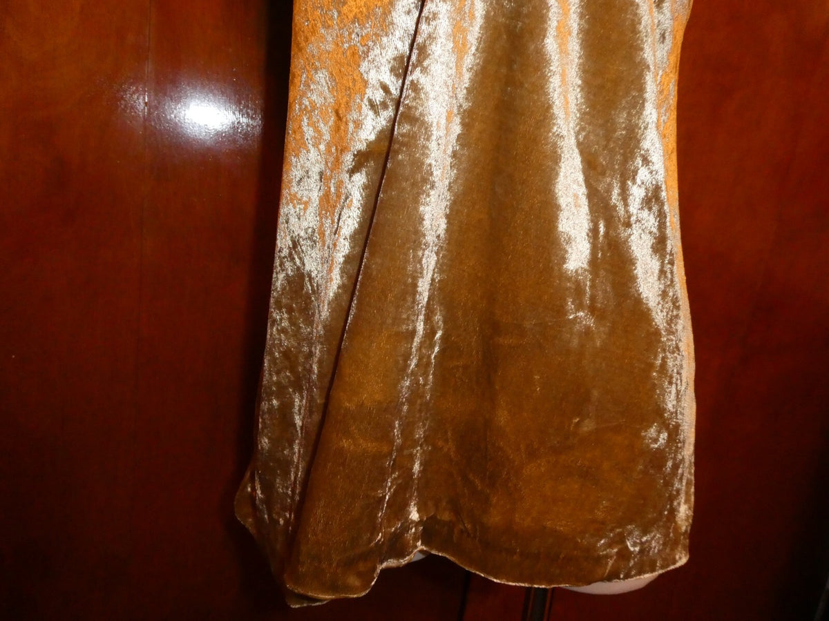 The Limited women's gold jersey halter neck top size large