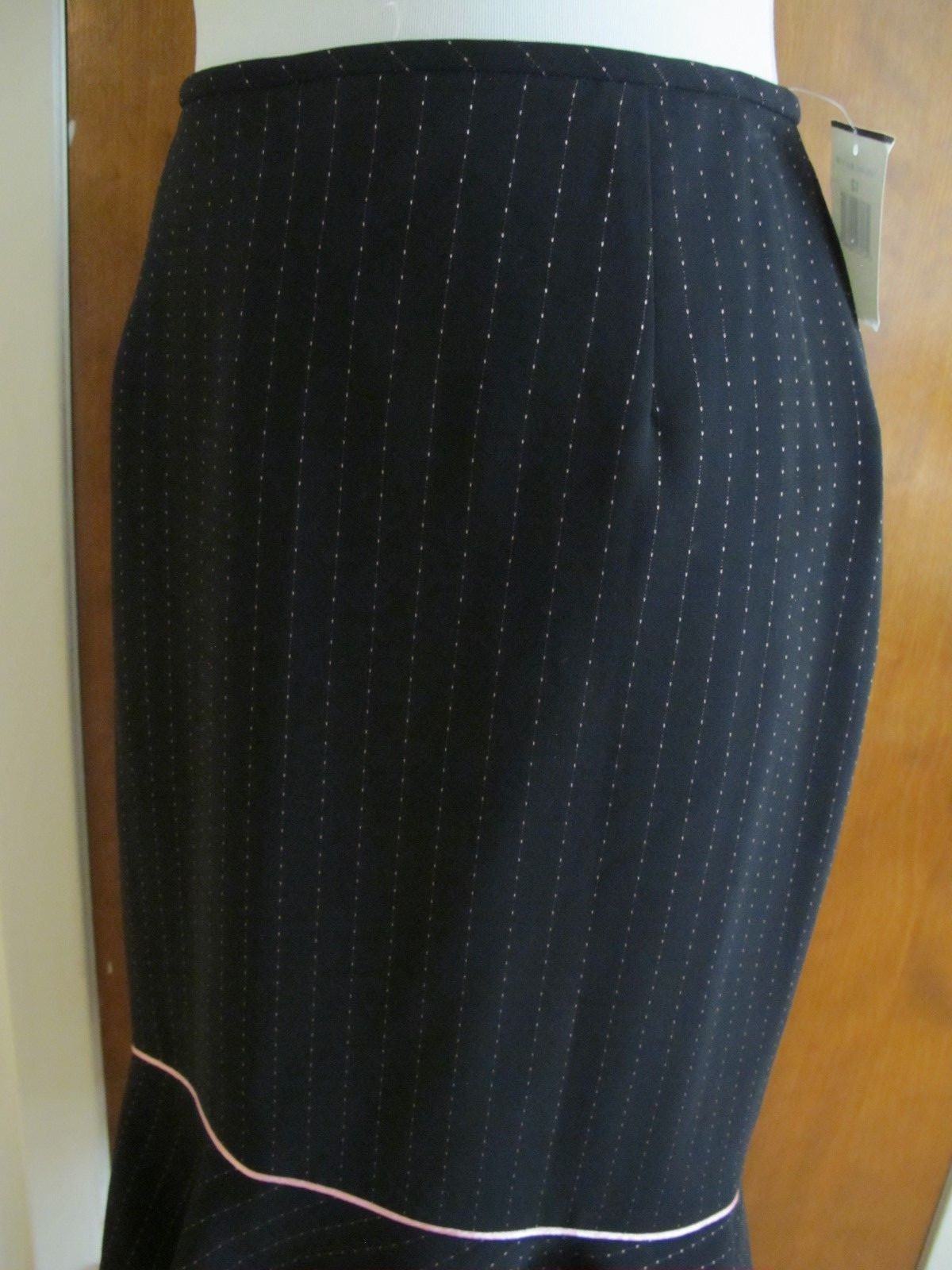 Drama women's back pink stylish lined skirt size 12 