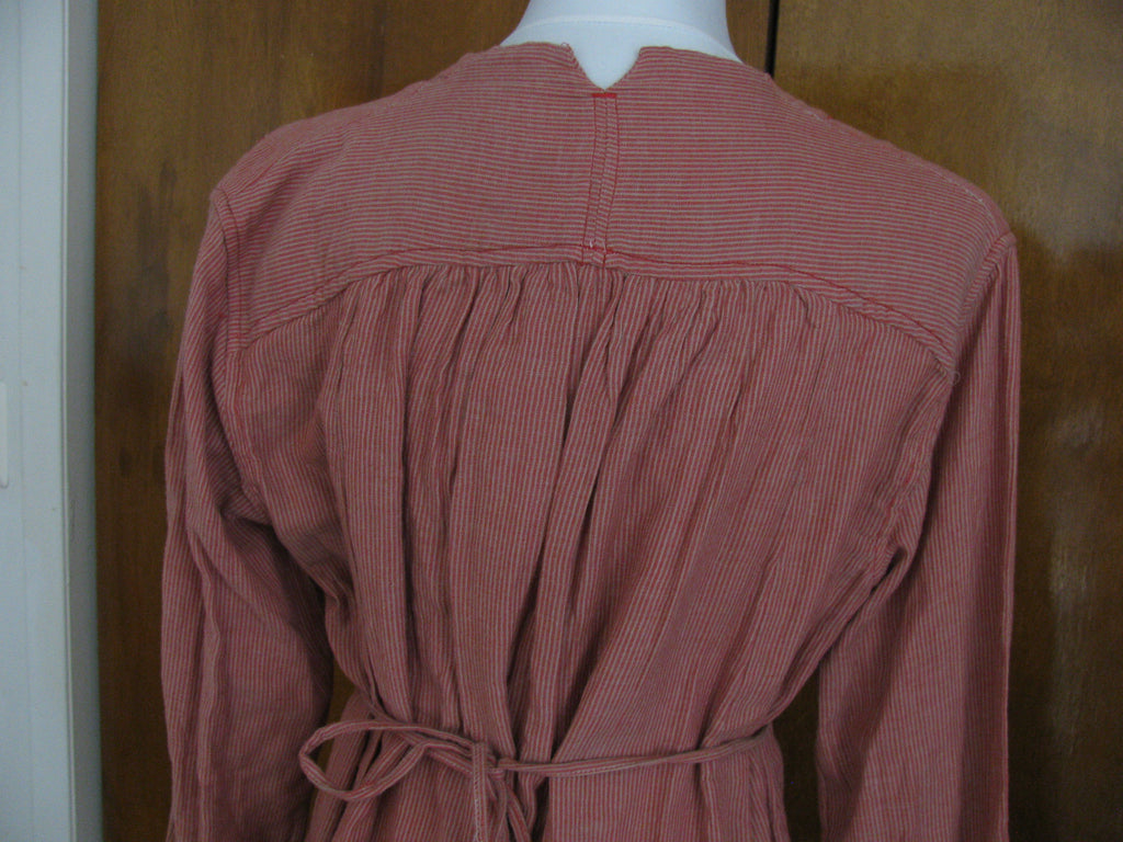 Free People women's red stripe combo cotton lined tunic top 