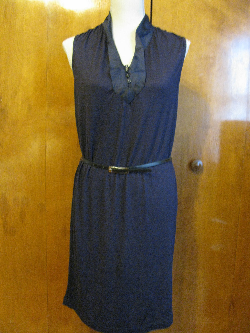 Gap Women's Dark Purple Rayon  Dress Small