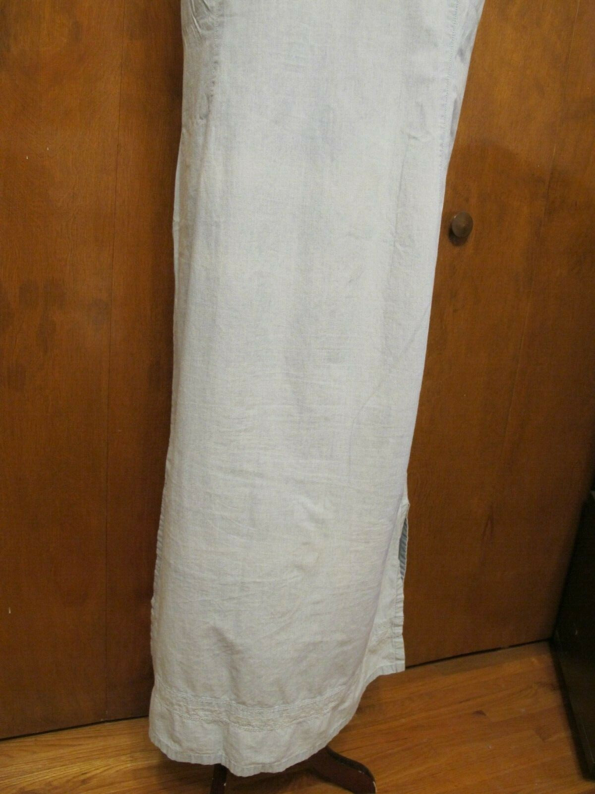 Liz Claiborne Women's Sky Blue Jean Long Dress Cotton size 14