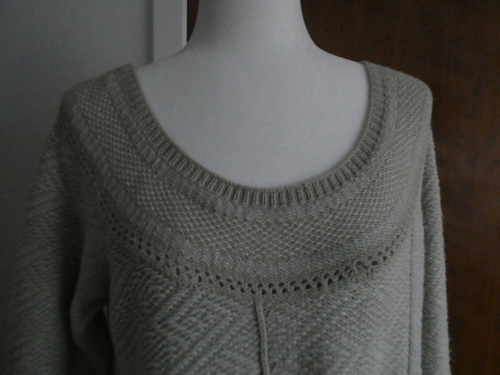 Free People Pale Sage Sweater Dress Size L NWT Oversized Knit Tunic Boho $138