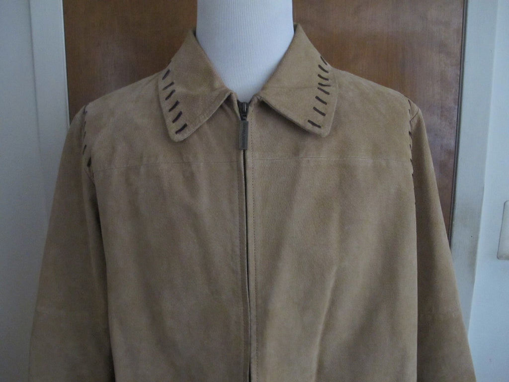 The Quacker Factory Jacket Women's Multi-Color Animal Print Leather Size 1X