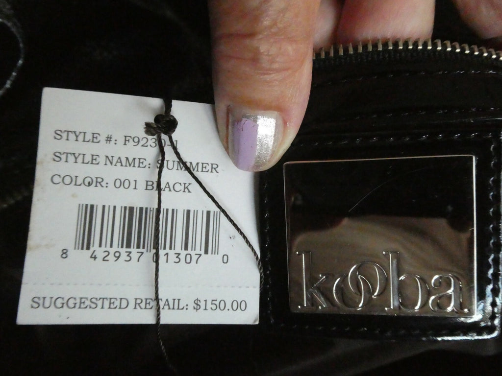 Kooba Women's Black Luggage Patent Leather Large Bag from Bloomingdales