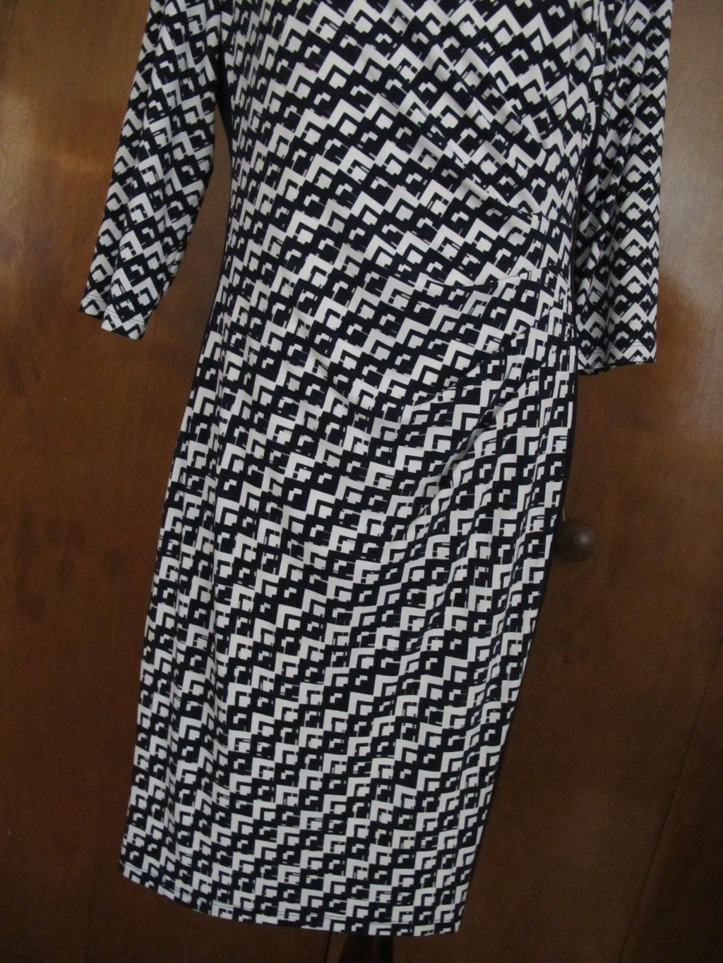 Ralph Lauren women's navy white detailed evening new dress Size 16