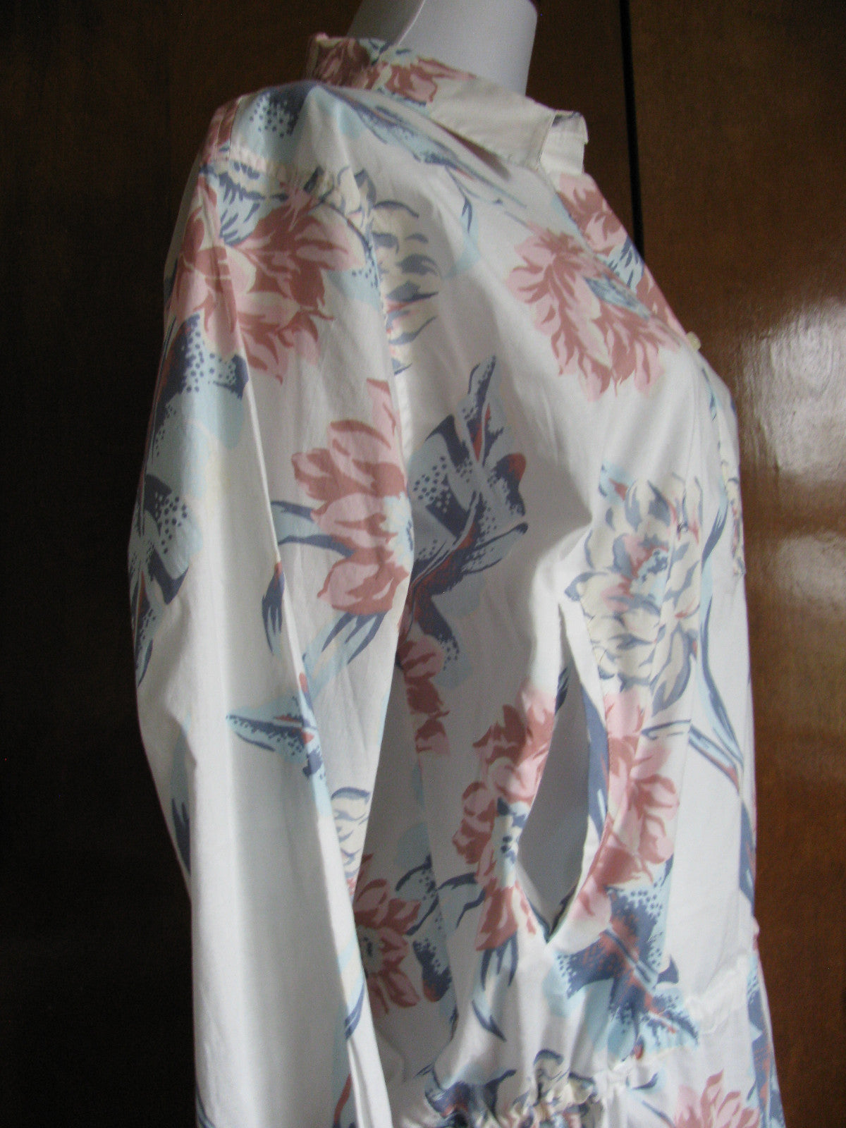 Gap women’s White Flower Long Sleeves Dress New