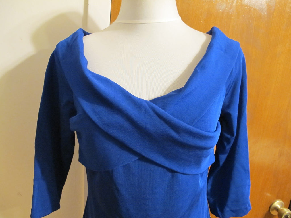 Ralph Lauren women’s blue NWT stylish lined dress size 12