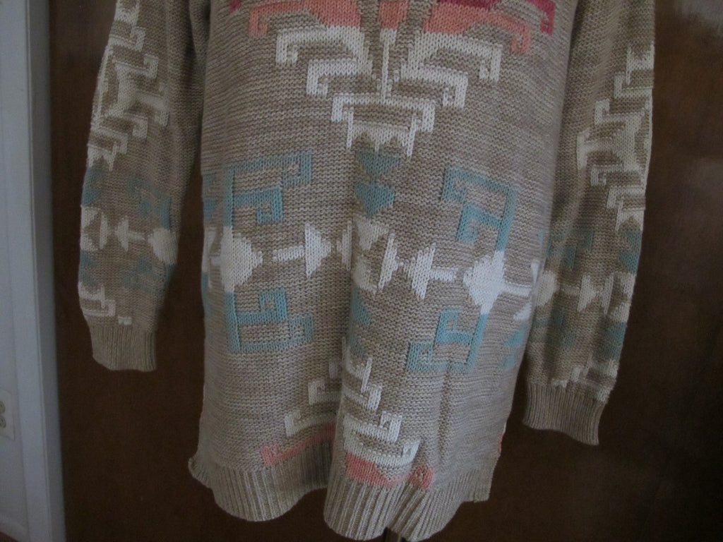 Lauren Ralph Lauren women’s beige gorgeous detailed sweater Large NWT 