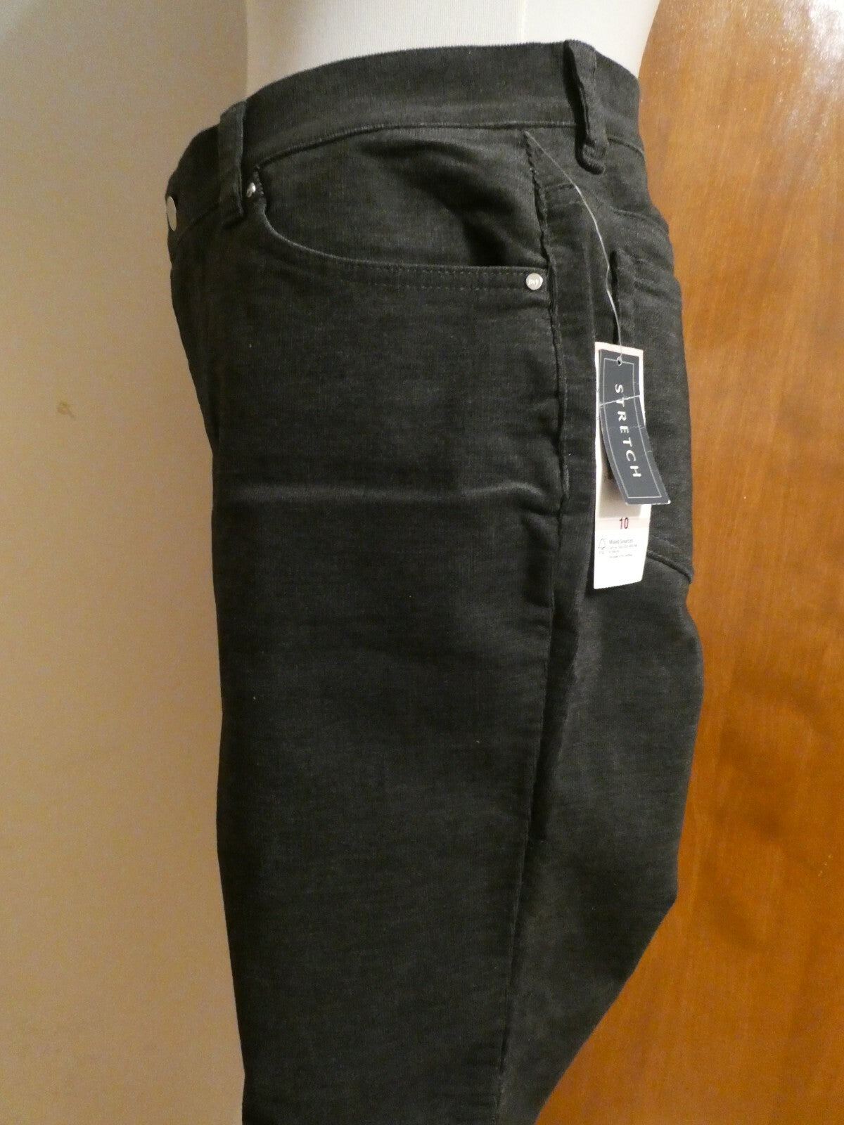Jones New York Signature Stretch women's gray pants size 10 