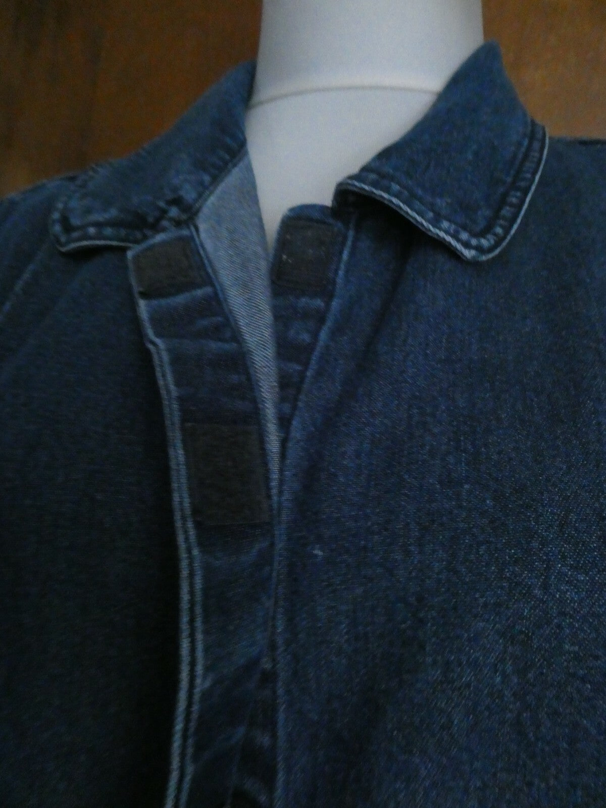 LL Bean Denim Women’s Long Sleeve Blue Lyocell/Cotton Jacket Size 16P 
