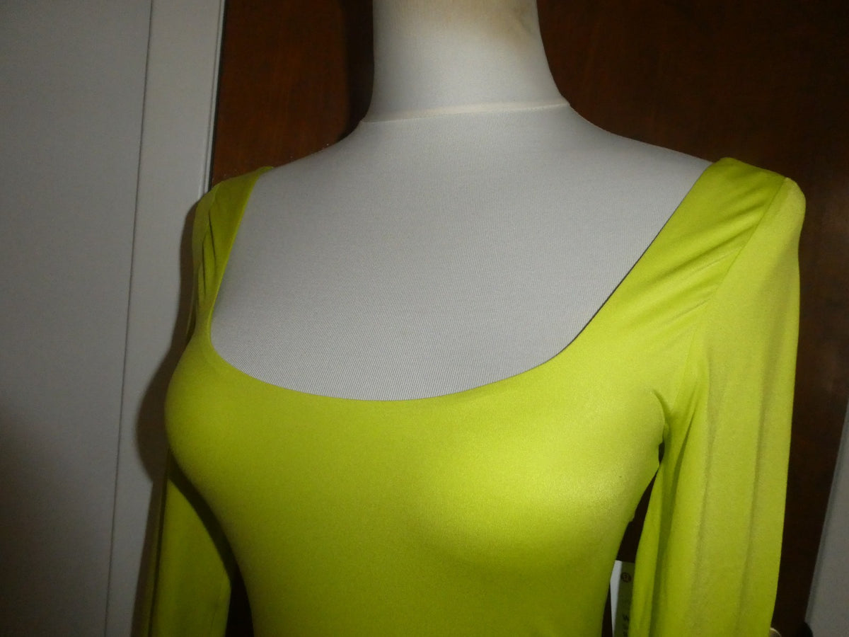 Lululemon Bodysuit Wundermost Nulu Long Sleeve Thong Lime XS, M, L, XL