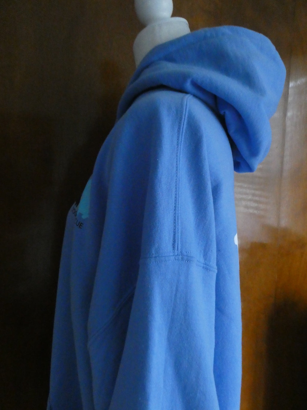 Gildan Heavy Blend 2XL Real Dog Rescue Blue Pullover Hoodie Sweatshirt Unisex