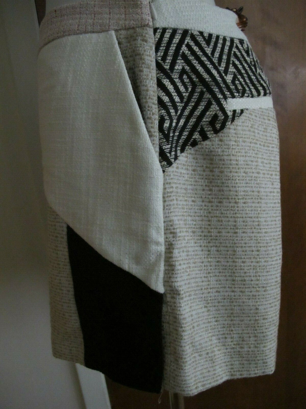 Anthropologie Elevenses Multicolor Women's Wrap Shirts Skirt Size 10 