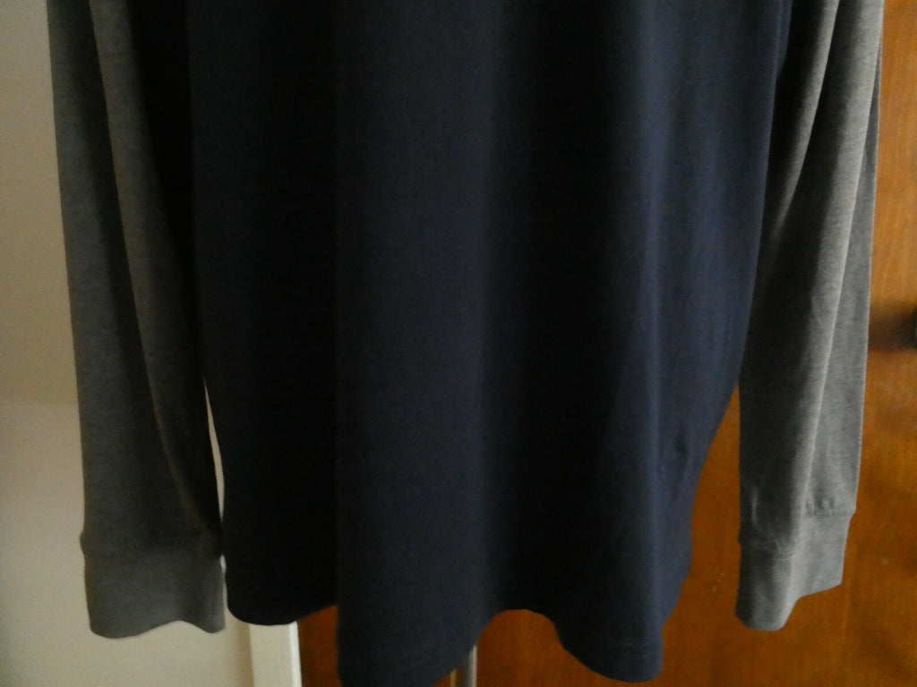 U.S POLO ASSN men’s navy/gray long sleeves soft cotton crew neck shirt size XL