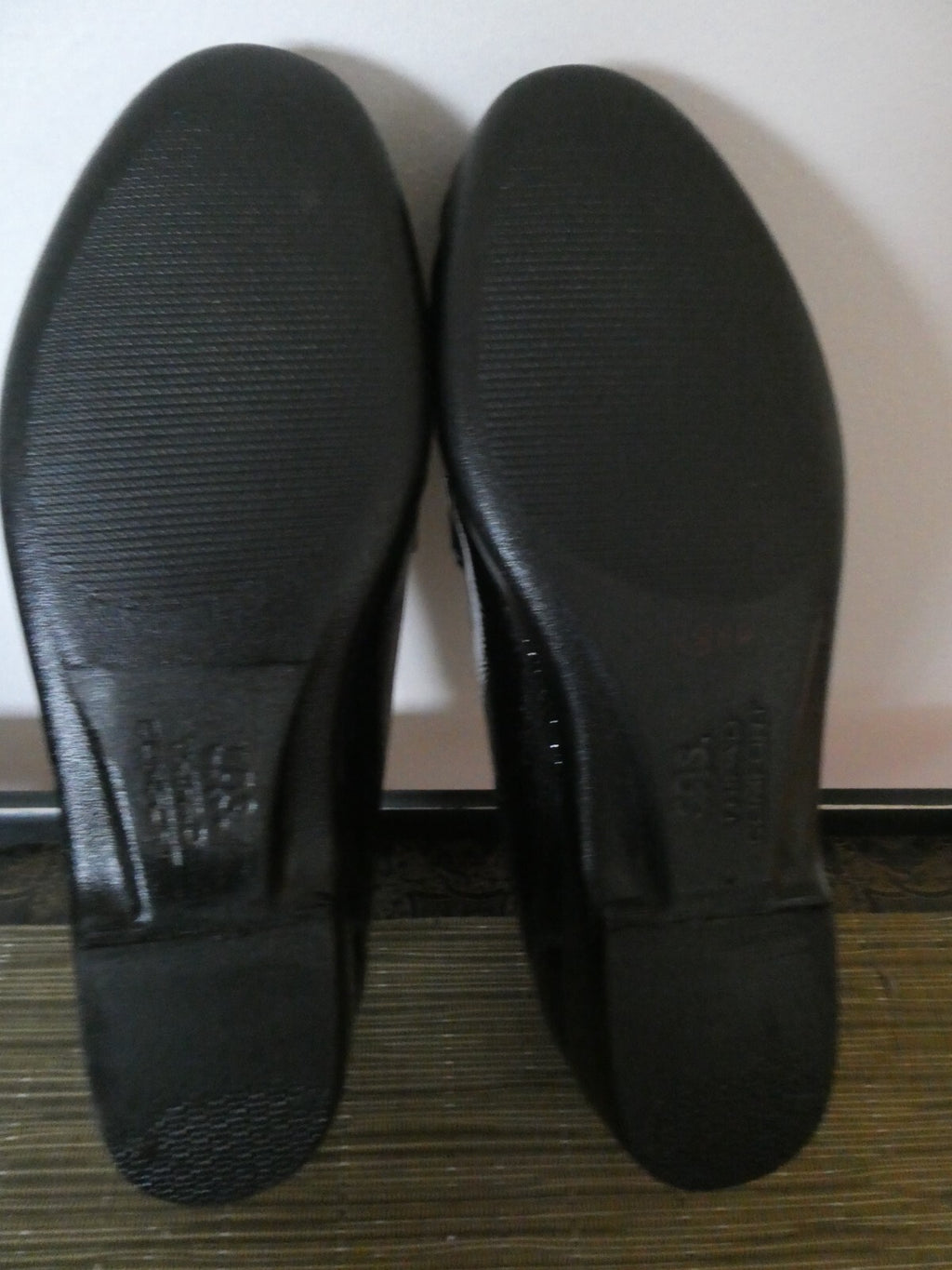 SAS Tripad Comfort Metro Womens Black Patent Leather Shoes Size 6.5 M Made USA