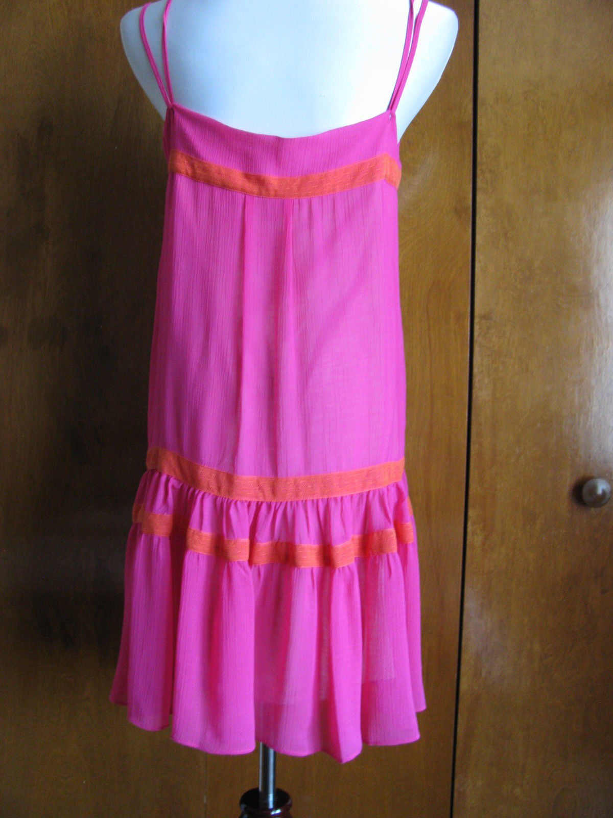 Rachel Roy women's pink detailed lined summer dress Size L, XS, S
