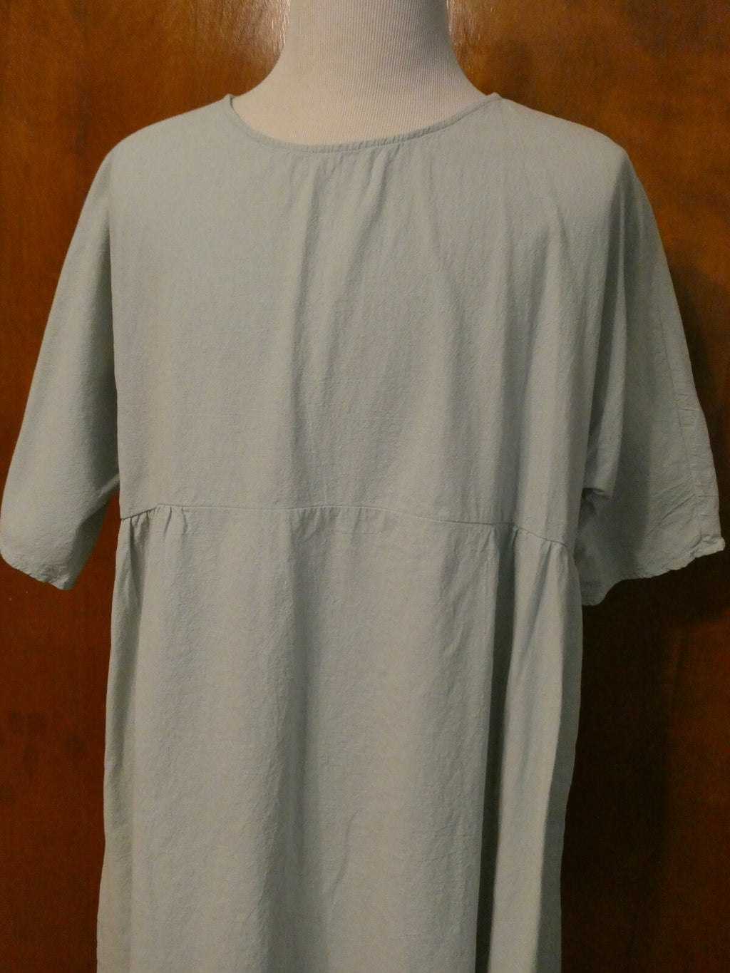 ZANZEA Women’s Light Blue 100% Cotton Denim Dress 4X (fits 1X-2X)
