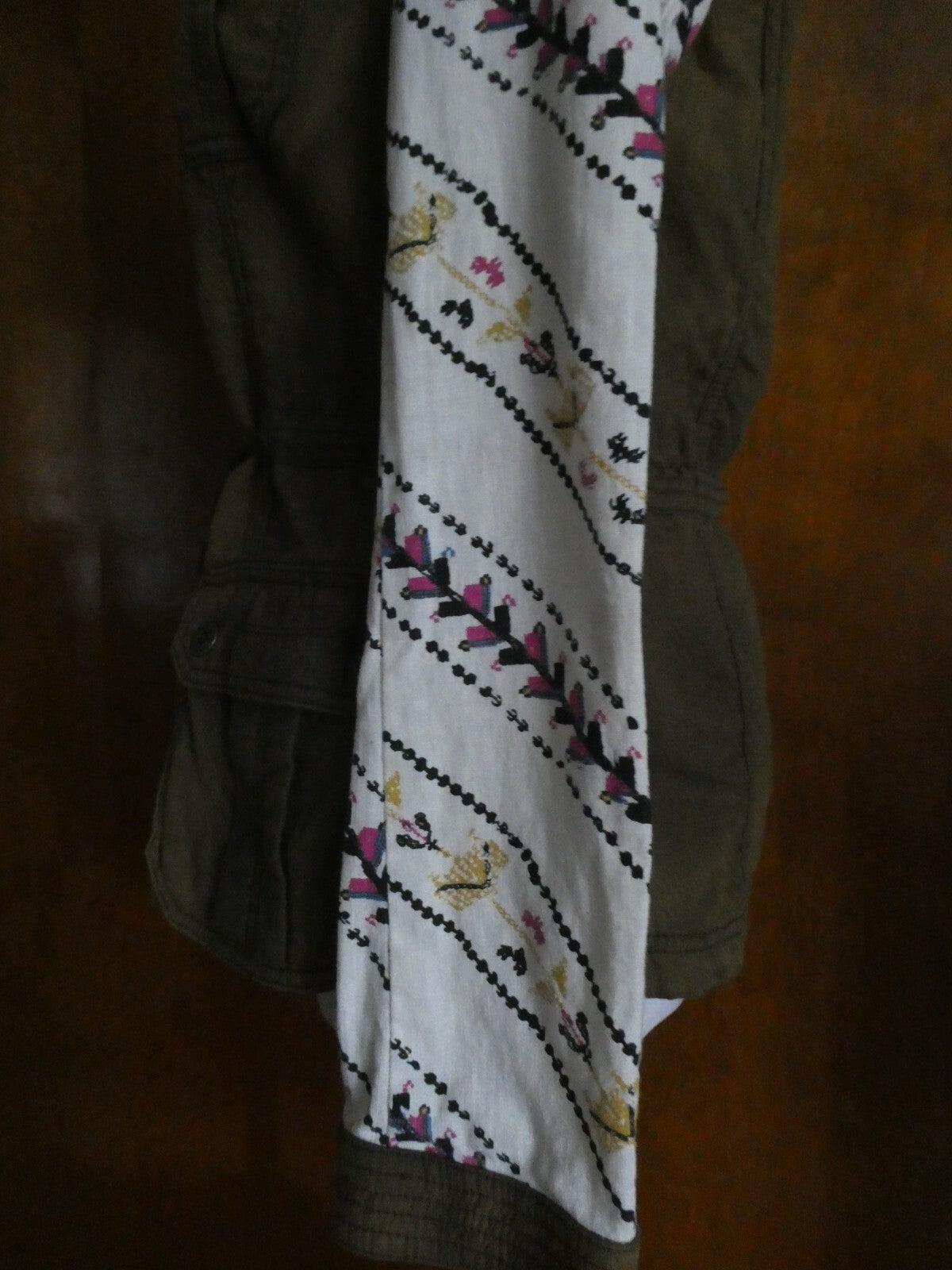 FREE PEOPLE Multicolor Soft 100% Cotton Tie Jacket Size Small