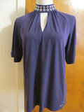Michael Kors women’s purple detailed top size Medium New
