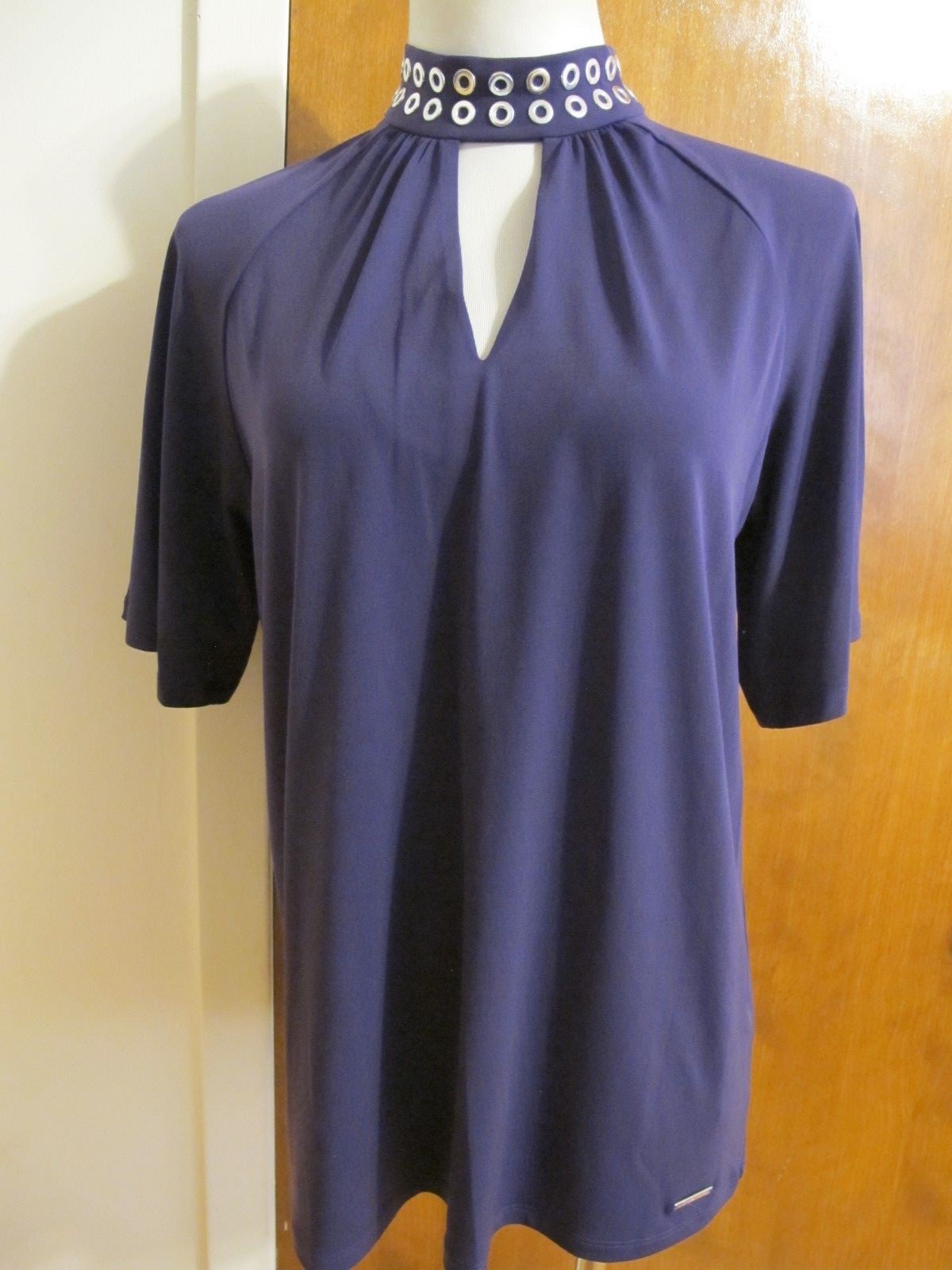 Michael Kors women’s purple detailed top size Medium New