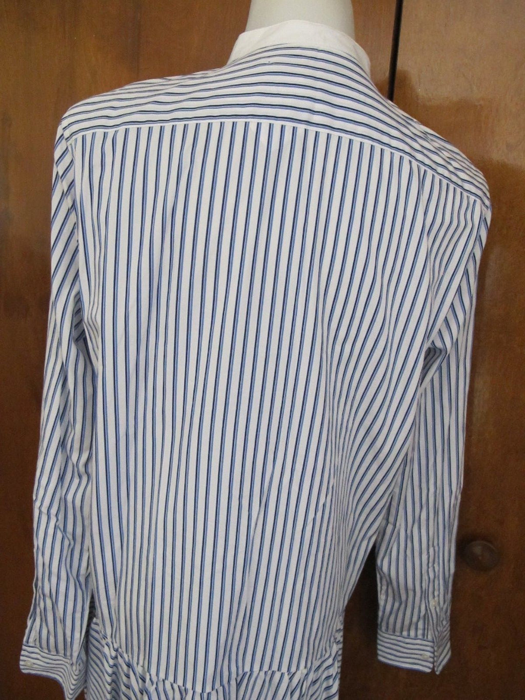 Polo Ralph Lauren women’s white blue gorgeous cotton New long sleeves dress 10