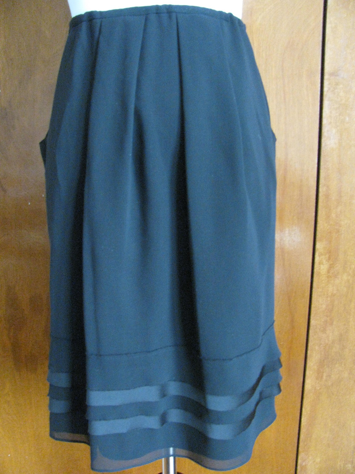  Nine West women's lined black skirt size 14 