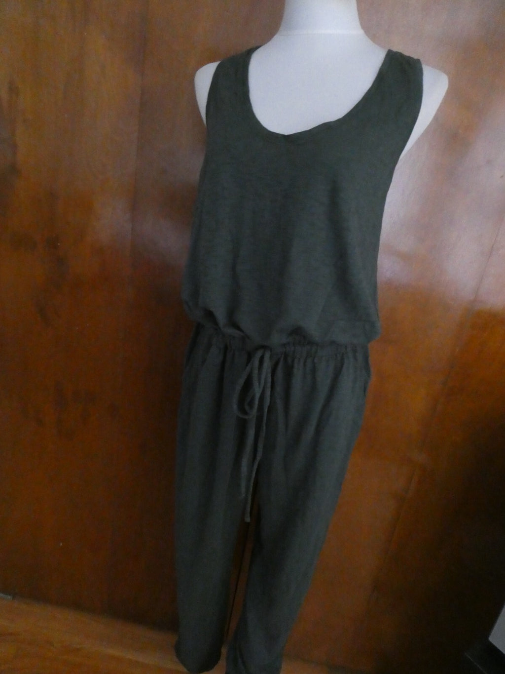 Gap Women's Dark Green Summer Jumpsuit Size XLarge