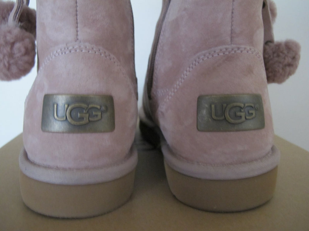 UGG Plumdale Cuff Short Boots Pink With Zipper Women’s Size 5 New