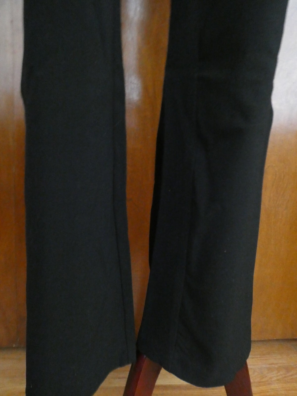 Gloria Vanderbilt women's black dress pants decorated with leather 14 (fits 12)