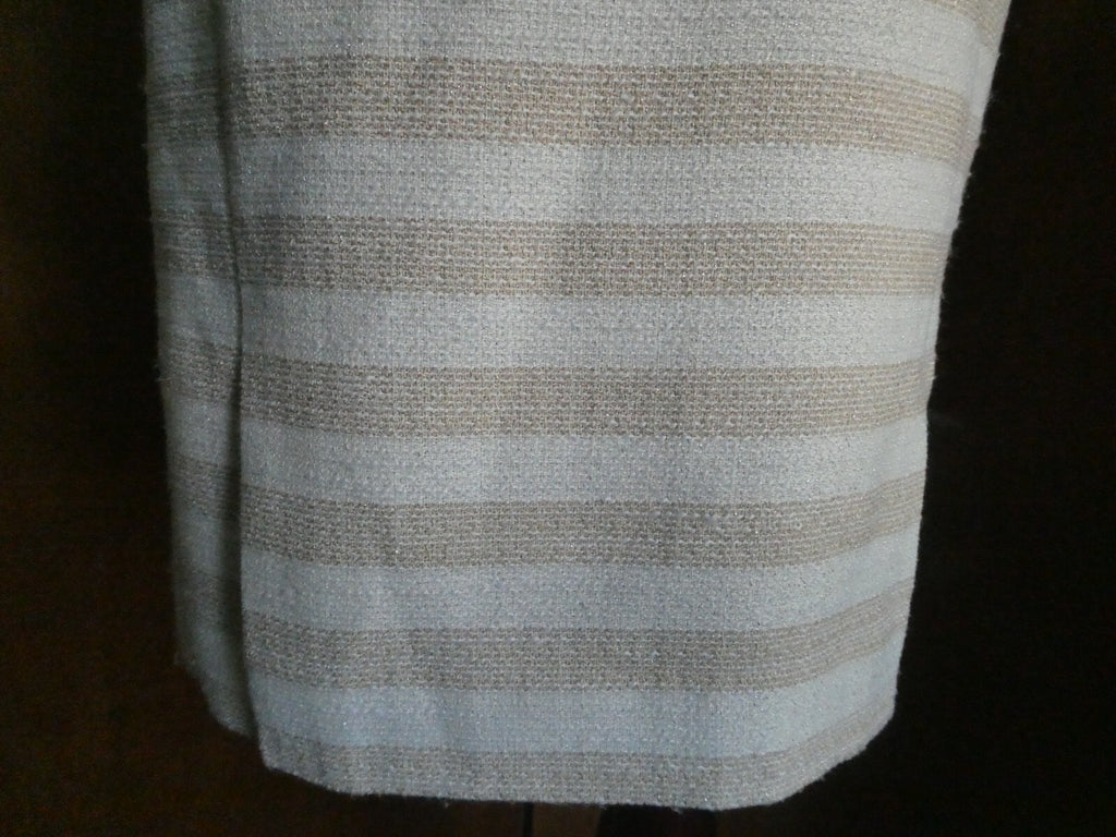 Kay Unger beige women's stylish lined skirt size 14