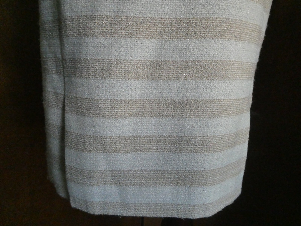 Kay Unger beige women's stylish lined skirt size 14