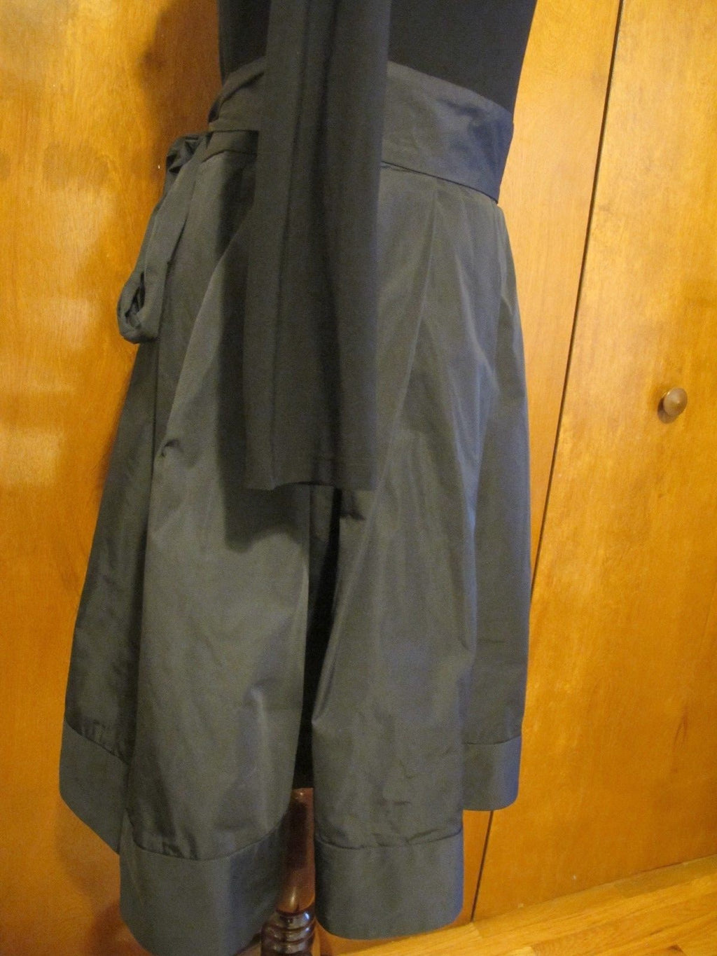 Ralph Lauren women's black pleated skirt evening stylish detailed dress 2 New