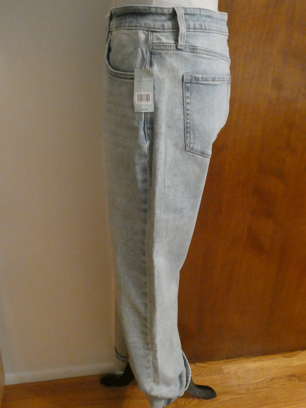 Lovervet By Vervet Women Jeans Uncharted Threads GLYDenim Wash Wide Leg Tall 31
