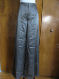 Theyskens Theory Theyskens Paige women silk silver steel dress pants 2 New W/Tag