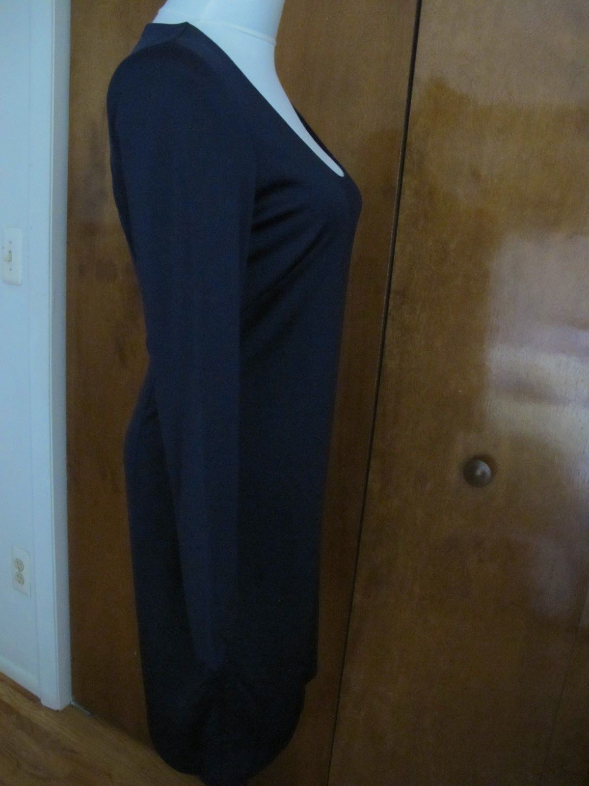 Ralph Lauren women's navy evening lined classic dress New