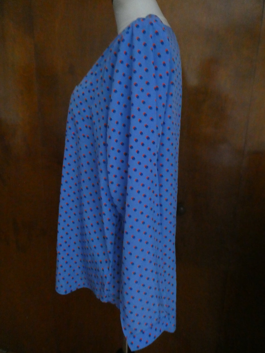 Gap women's stylish blue multicolor tunic top size XL