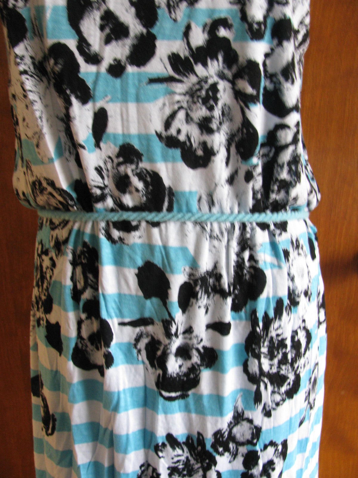 Kensie women’s wave combo lined  summer dress size Large New