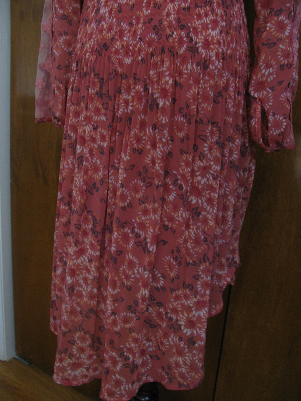 Free People women’s rose glow combo dress XSmall 