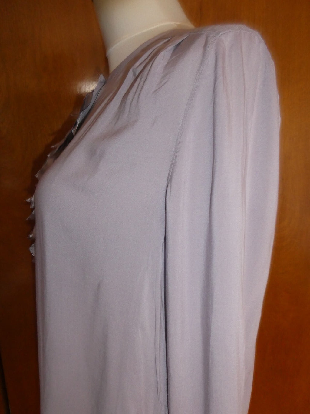 Gap women's stylish gray viscose long sleeves tunic top size Large
